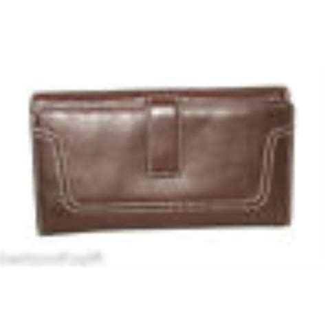 Michael Kors Wallet Brookville Carryall Brown Caramel Leather 